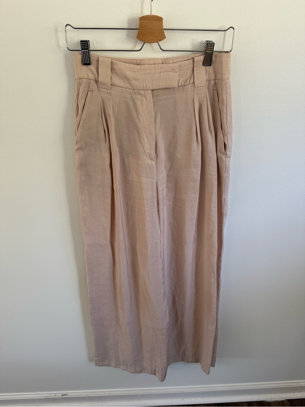 Reiss Satin Wide Leg Trousers